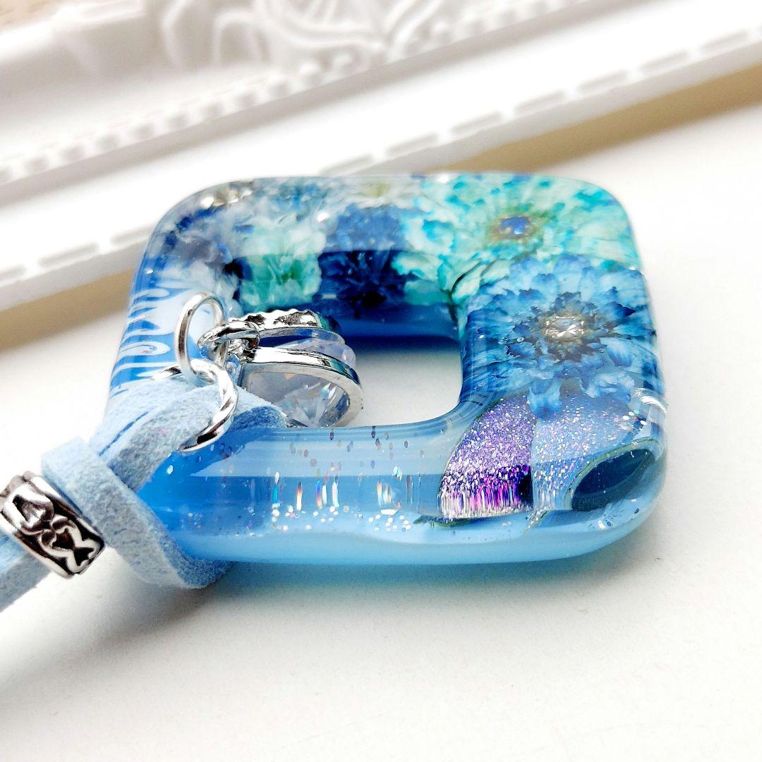 【1142】レジン　マトリカリア　ネックレス　ペンダント　ハンドメイド