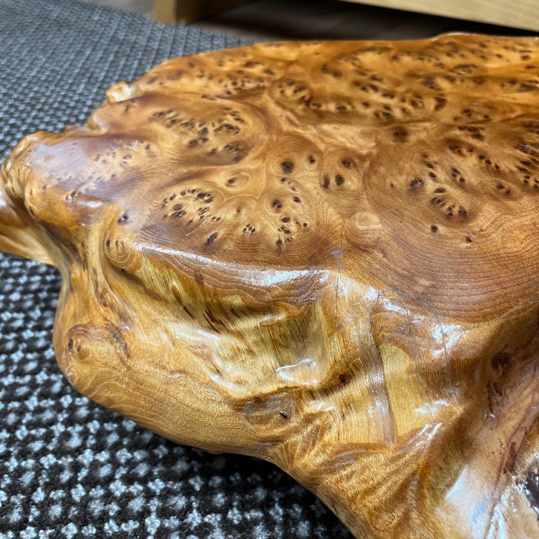 自然形状が素敵な　瘤テーブル　花台　置物用台