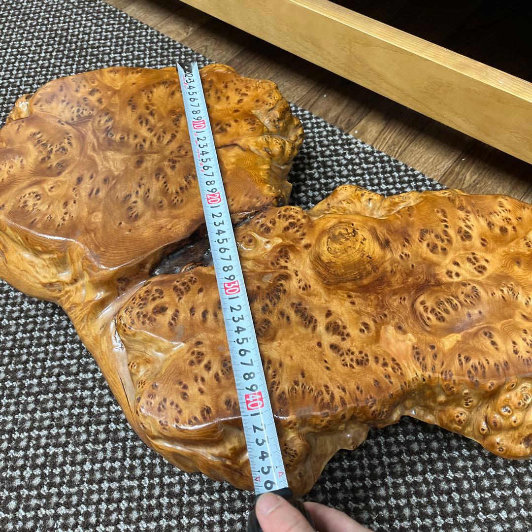 自然形状が素敵な　瘤テーブル　花台　置物用台