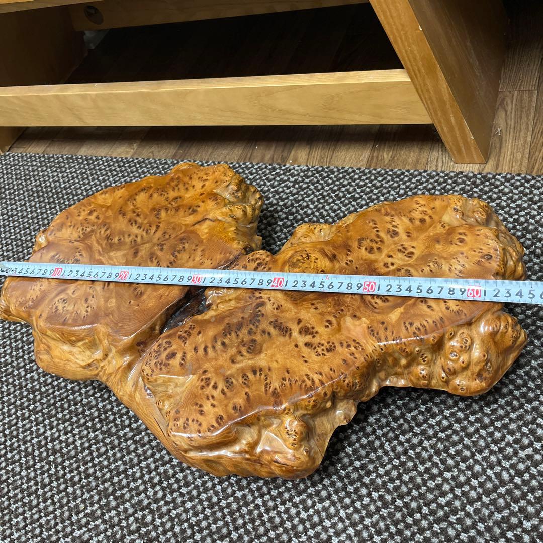 自然形状が素敵な　瘤テーブル　花台　置物用台