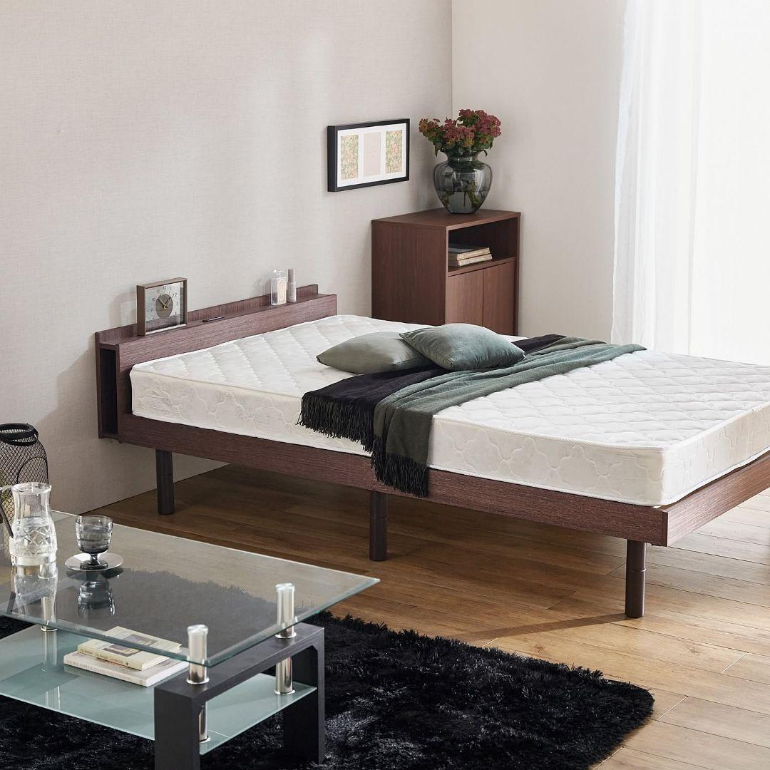 すのこベッド シングル マットレス付き