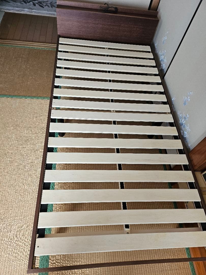 すのこベッド シングル マットレス付き