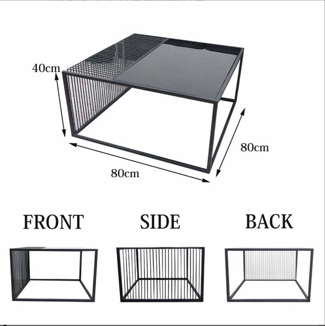 センターテーブル ローテーブル 黒