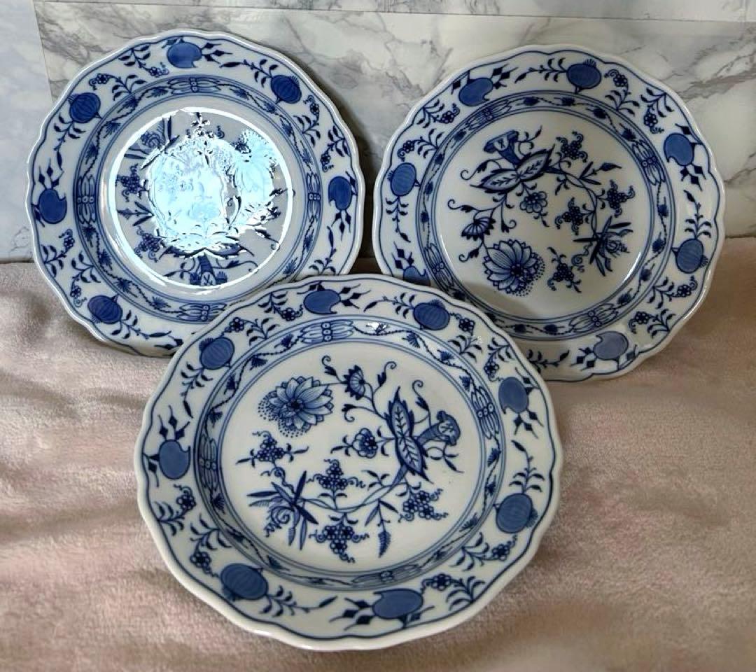 マイセン　ブルーオニオン　プレート　美品　6枚set Meissen