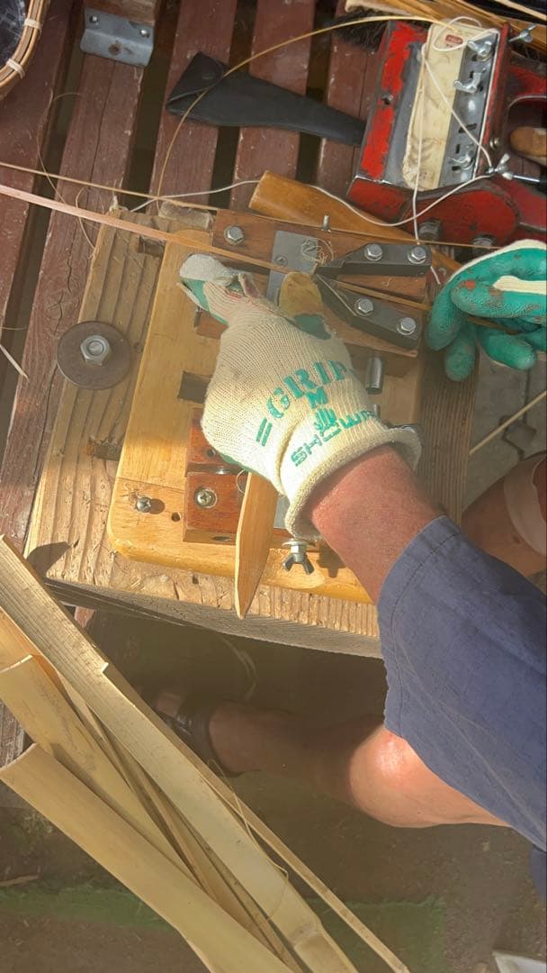 かごバッグ　一閑張　塩のカゴバック