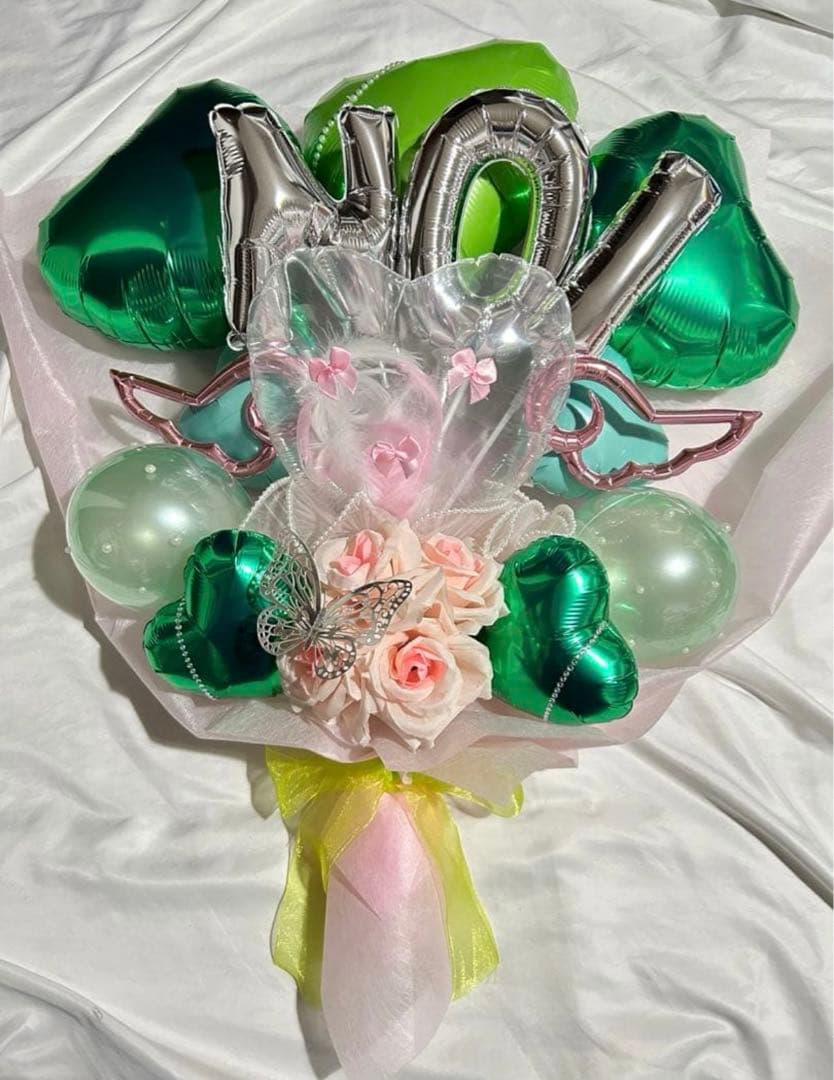 ぷりん　3月1日　卒業式　バルーン　花束　ブーケ　プレゼント