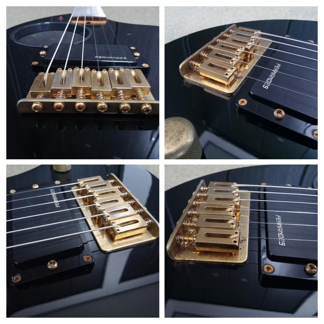 整備済み】FERNANDES ZO-3 ブラック×ゴールドパーツ - メルカリ