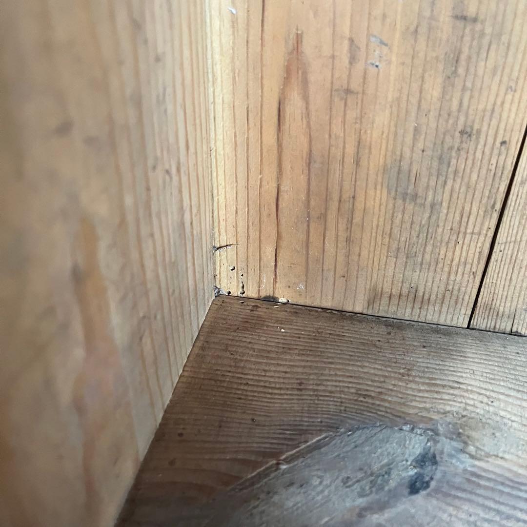 アンティーク 木製 チェスト 棚 食器棚 本棚 無垢材 カウンター