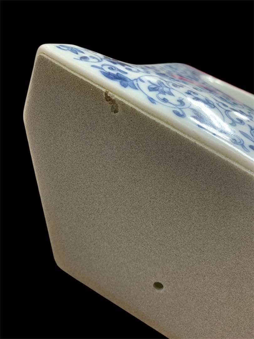 置時計 Ryuho 龍峰窯 古伊万里唐草 陶時計 陶器製 - メルカリ