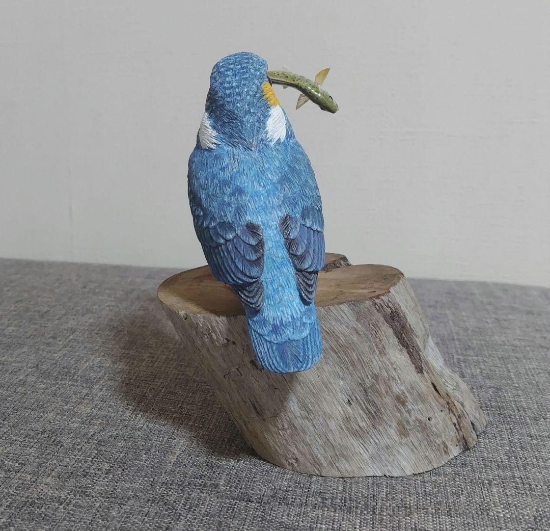 バードカービング　\"カワセミ”