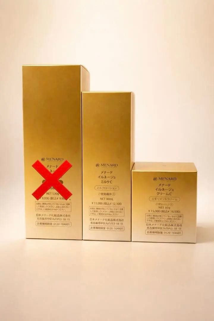 メナード　イルネージュ　基礎化粧品