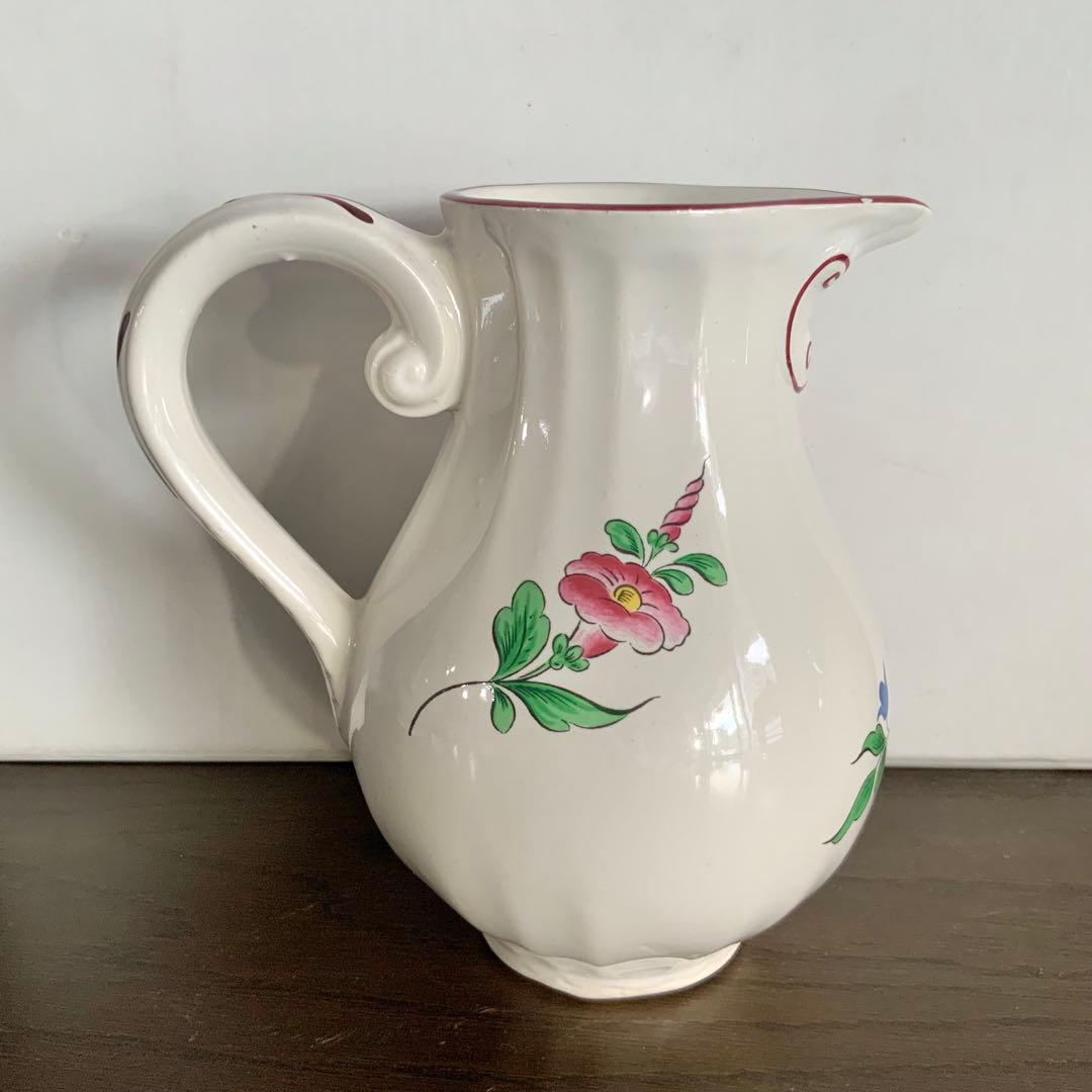 リュネヴィル　Lunéville ポット　シュガーポット　クリーマーのセット