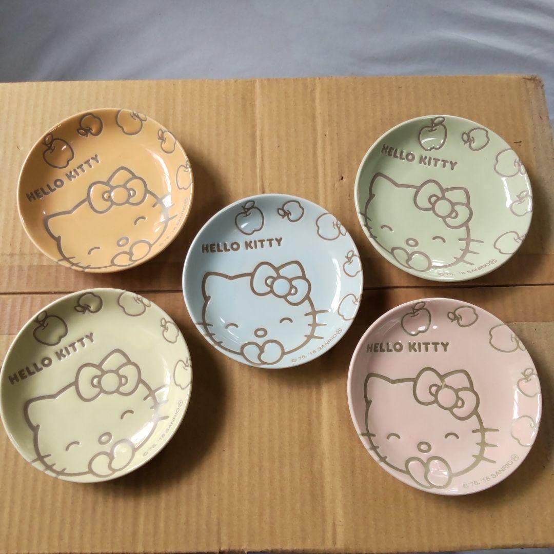 ハローキティ 陶器製プレート 5枚セット 76-16 SANRIO - メルカリ