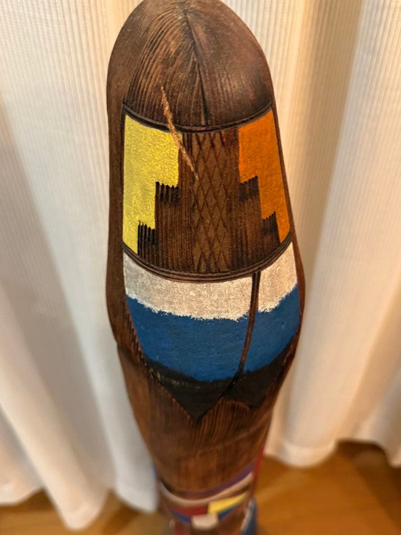 超激レア　希少巨大カチナ ネイティブアメリカン　ジェリー・ガイ　ウッドトーテム