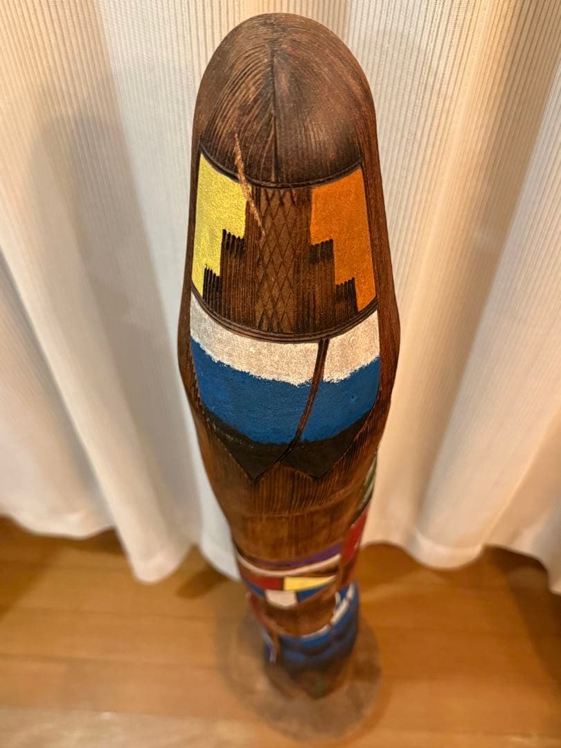 超激レア　希少巨大カチナ ネイティブアメリカン　ジェリー・ガイ　ウッドトーテム