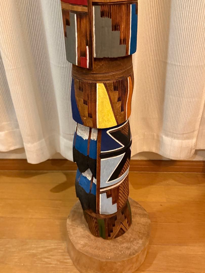 超激レア　希少巨大カチナ ネイティブアメリカン　ジェリー・ガイ　ウッドトーテム