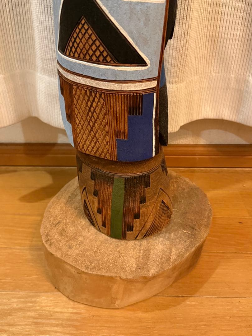 超激レア　希少巨大カチナ ネイティブアメリカン　ジェリー・ガイ　ウッドトーテム