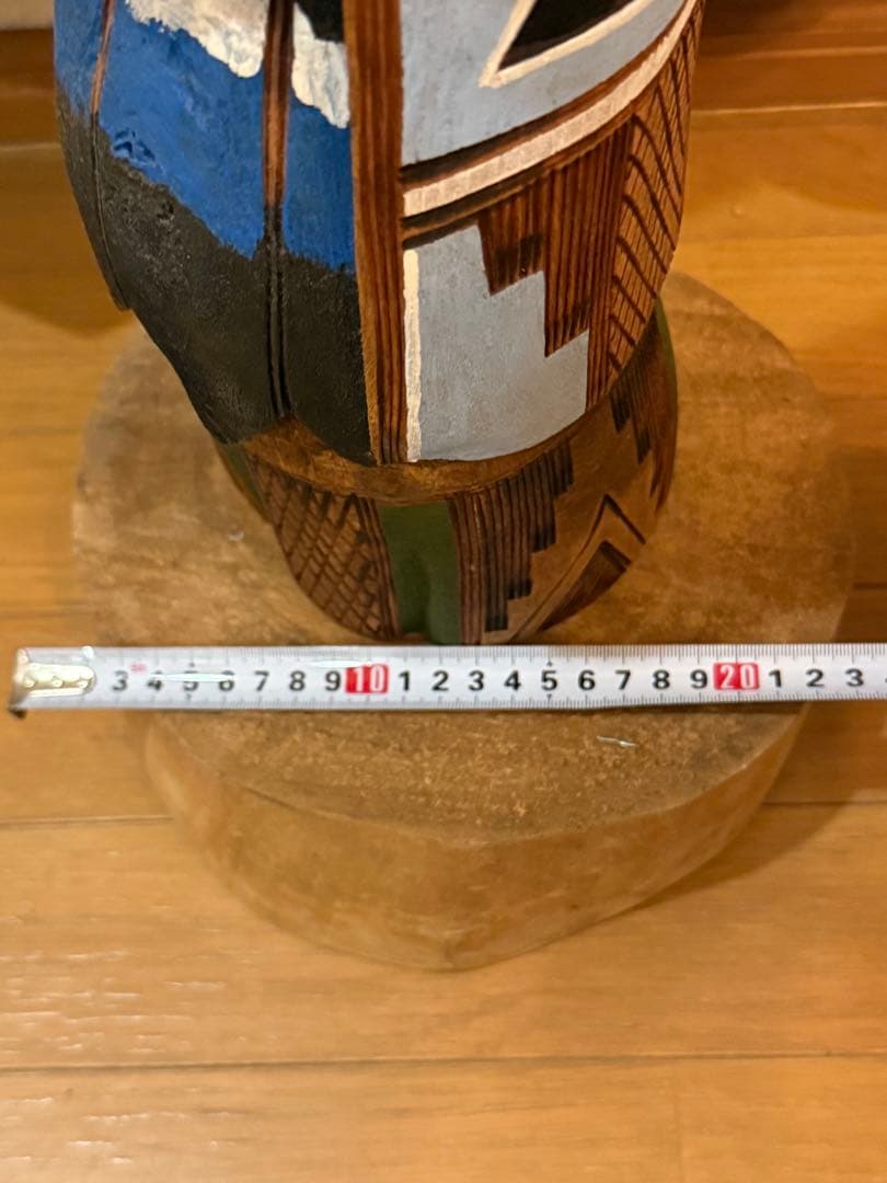 超激レア　希少巨大カチナ ネイティブアメリカン　ジェリー・ガイ　ウッドトーテム