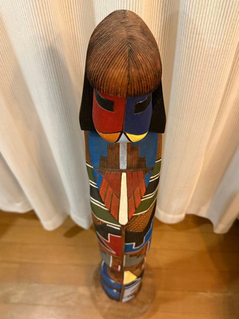 超激レア　希少巨大カチナ ネイティブアメリカン　ジェリー・ガイ　ウッドトーテム