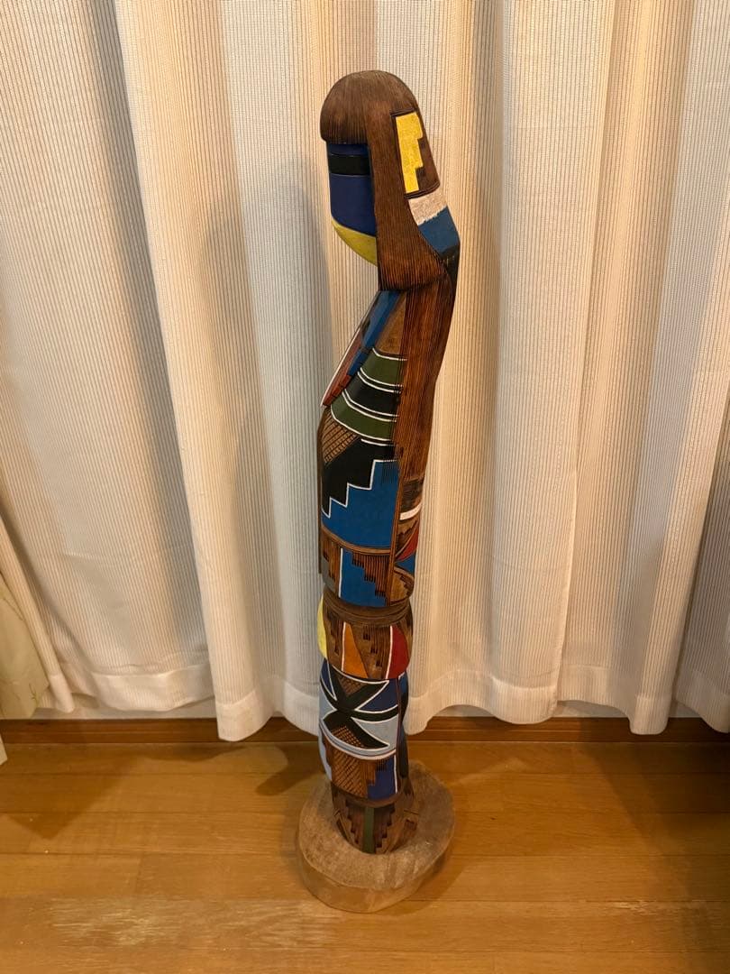 超激レア　希少巨大カチナ ネイティブアメリカン　ジェリー・ガイ　ウッドトーテム