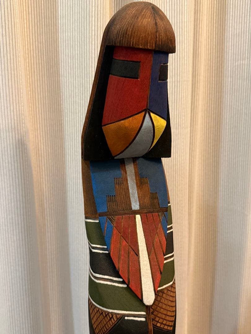 超激レア　希少巨大カチナ ネイティブアメリカン　ジェリー・ガイ　ウッドトーテム