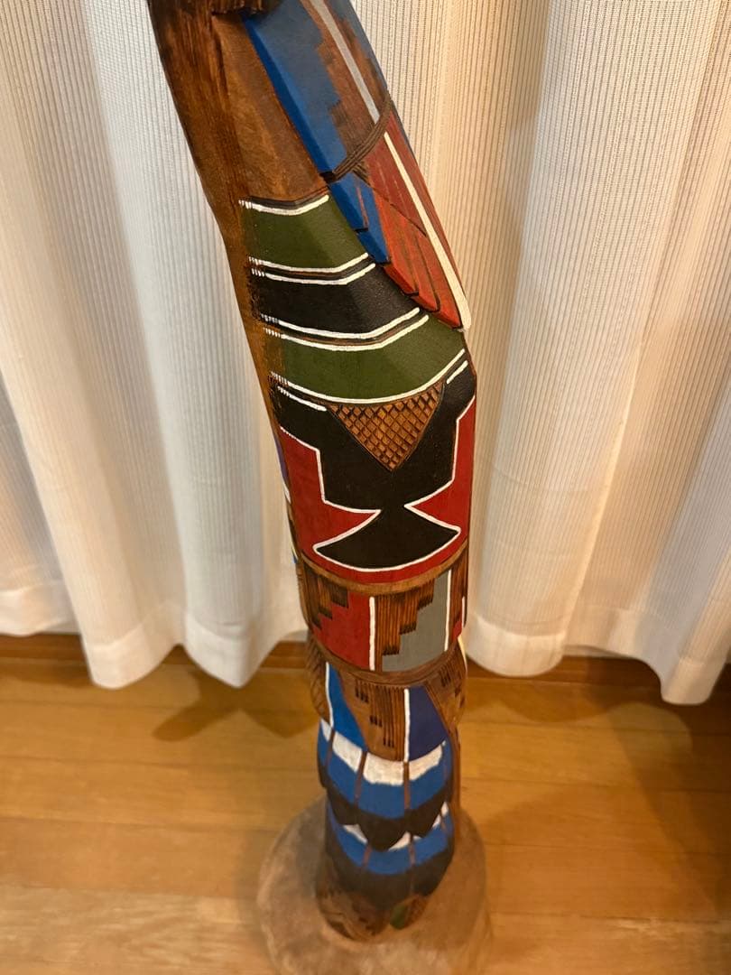 超激レア　希少巨大カチナ ネイティブアメリカン　ジェリー・ガイ　ウッドトーテム