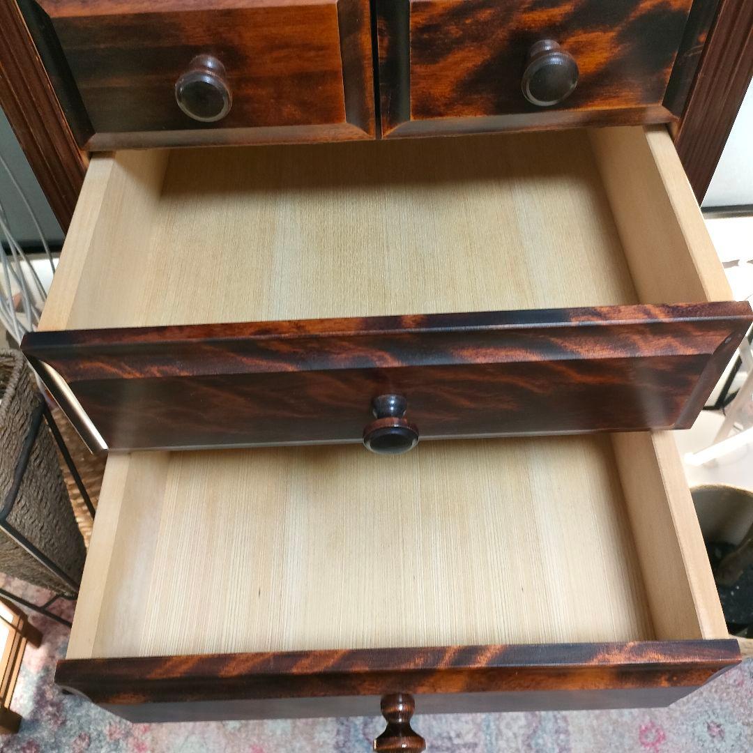 北海道民芸調チェスト 9段 11杯 - メルカリ