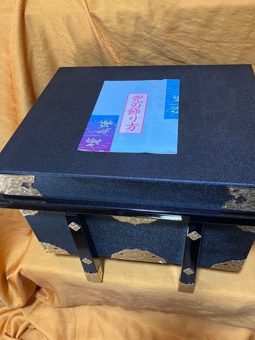 五月人形　25号　兜　美濃長鍬形　 宝石付　純金箔押木彫竜　甲冑