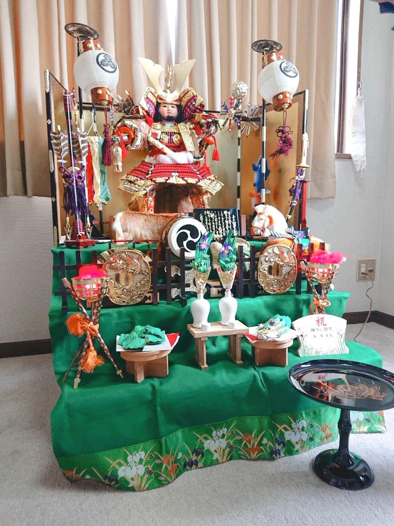 五月人形 三段飾り