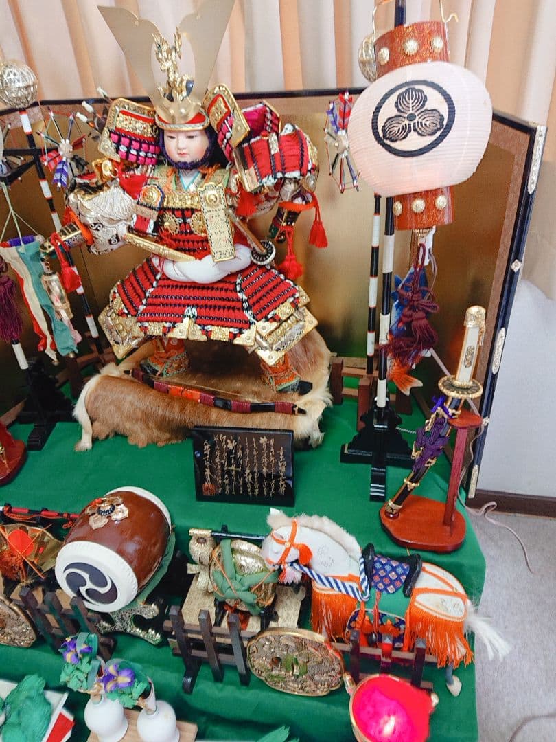 五月人形 三段飾り