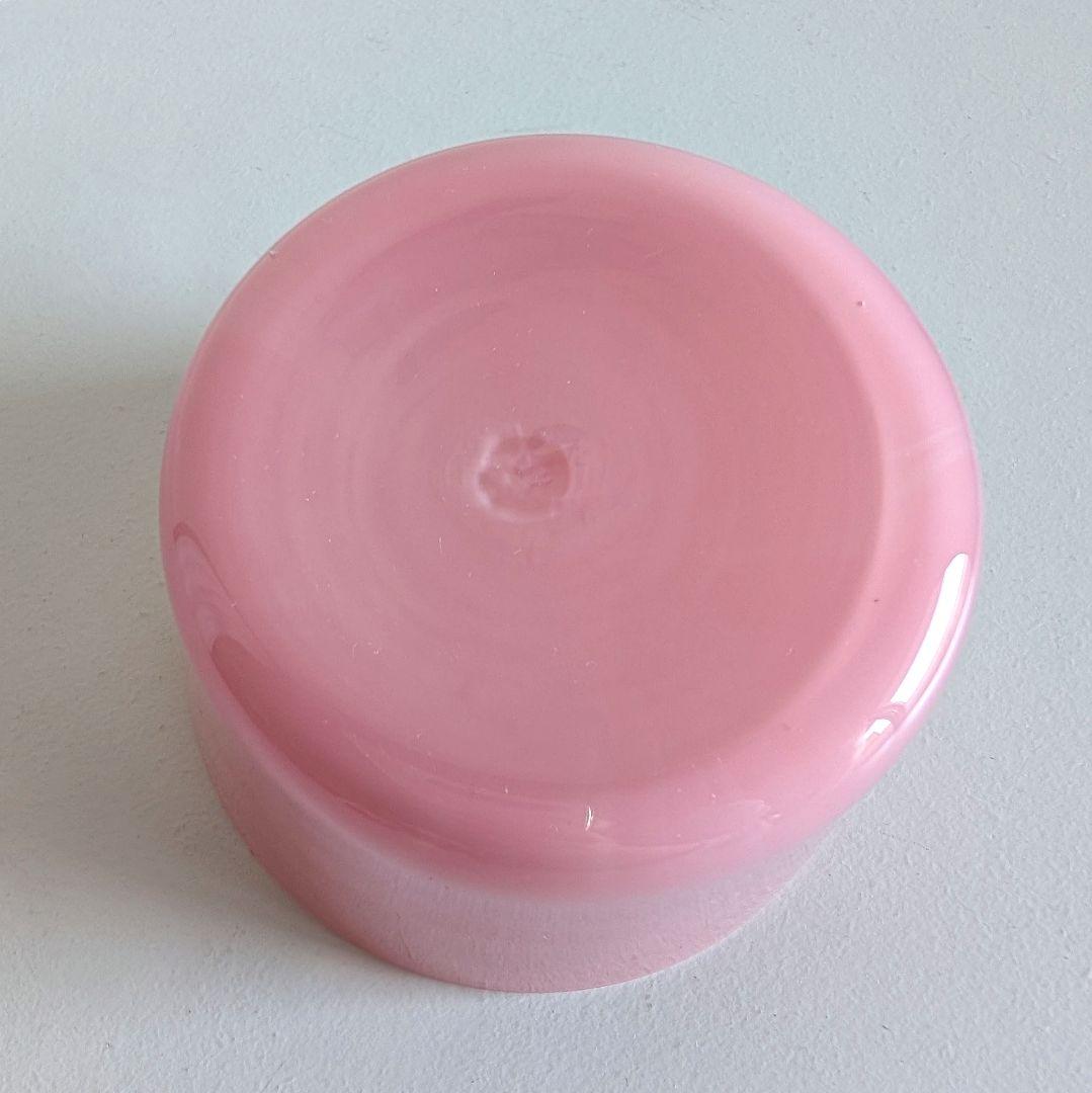 《2/1までの出品》新品未使用 黒川登紀子 ガラス ピンク ボウル 器