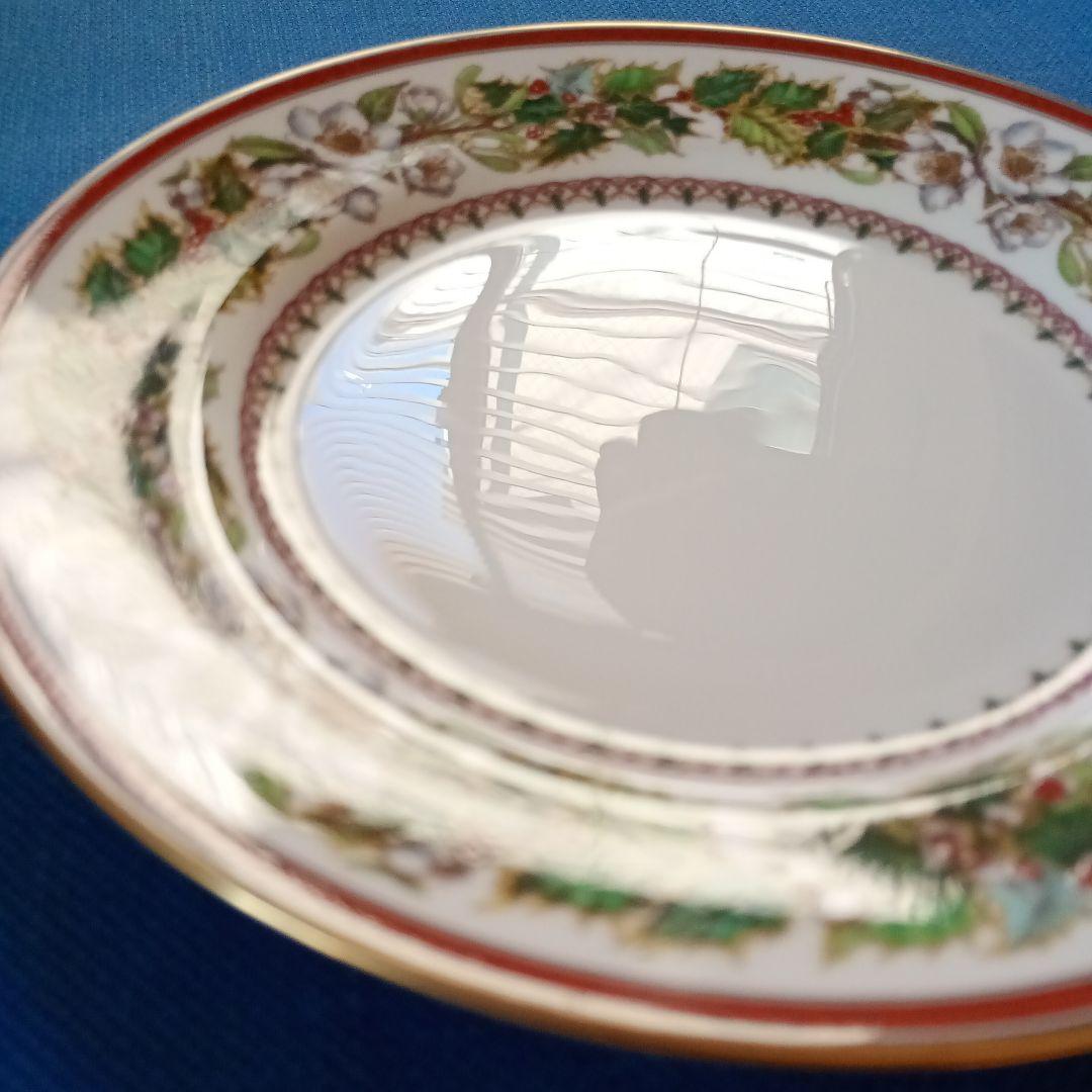 スポード　クリスマスローズ　プレート　20.7cm　イギリス製　②