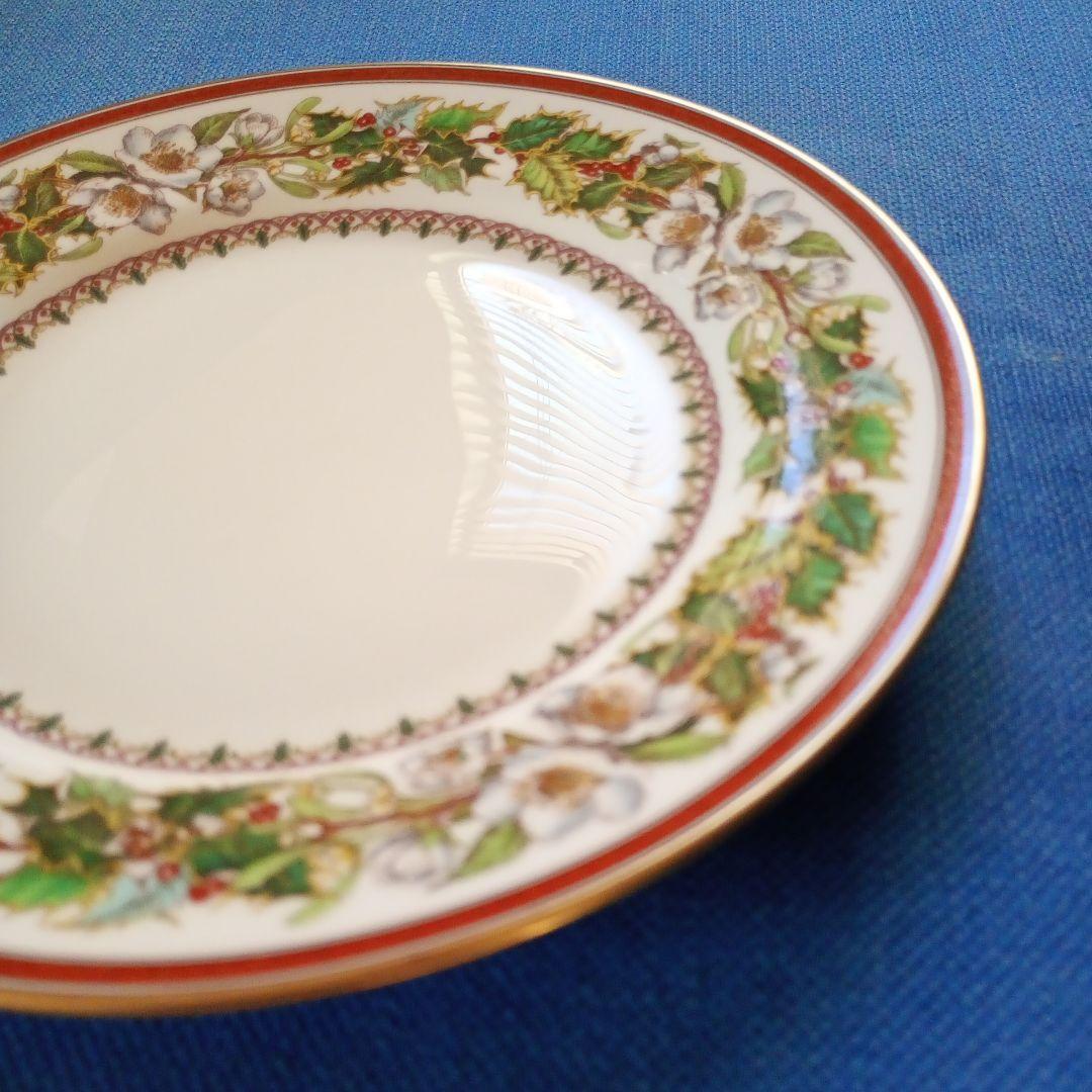 スポード　クリスマスローズ　プレート　20.7cm　イギリス製　②