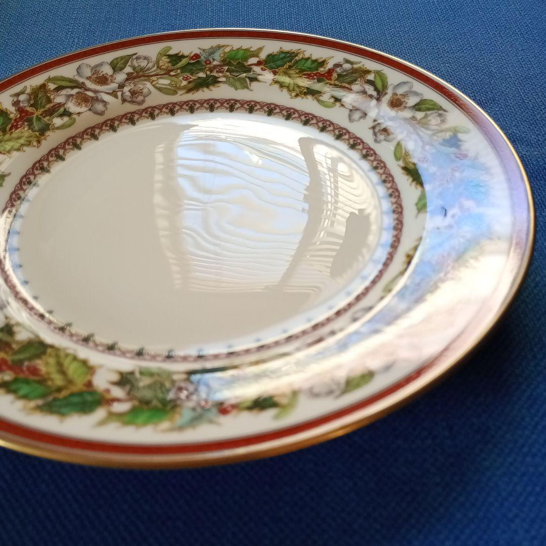 スポード　クリスマスローズ　プレート　20.7cm　イギリス製　②