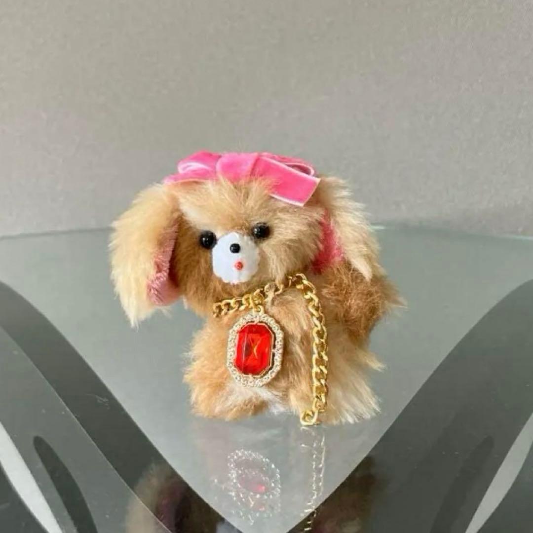 あやぽんぬ ちょんまげくるくる犬　ぬいぐるみ　白