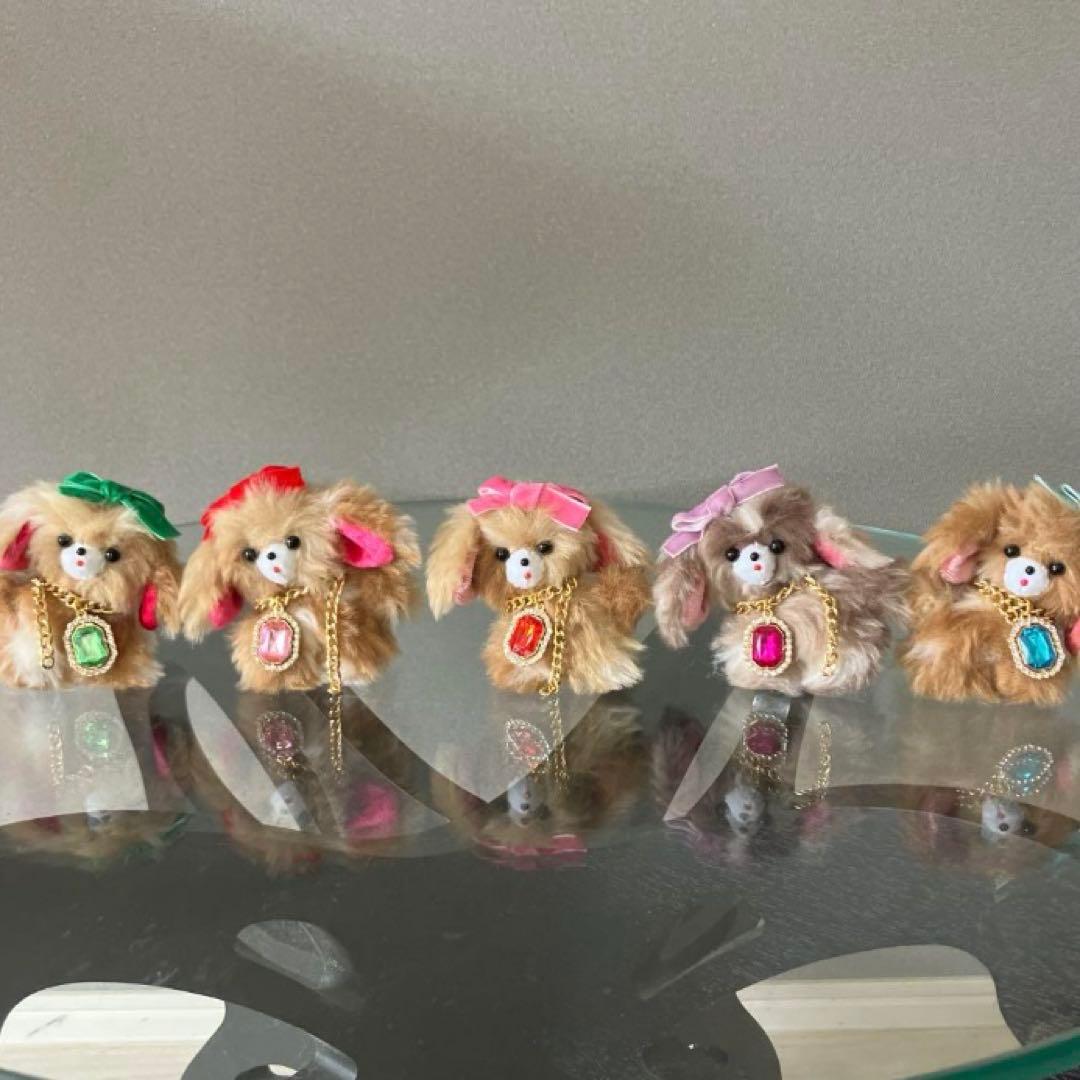 あやぽんぬ ちょんまげくるくる犬　ぬいぐるみ　白