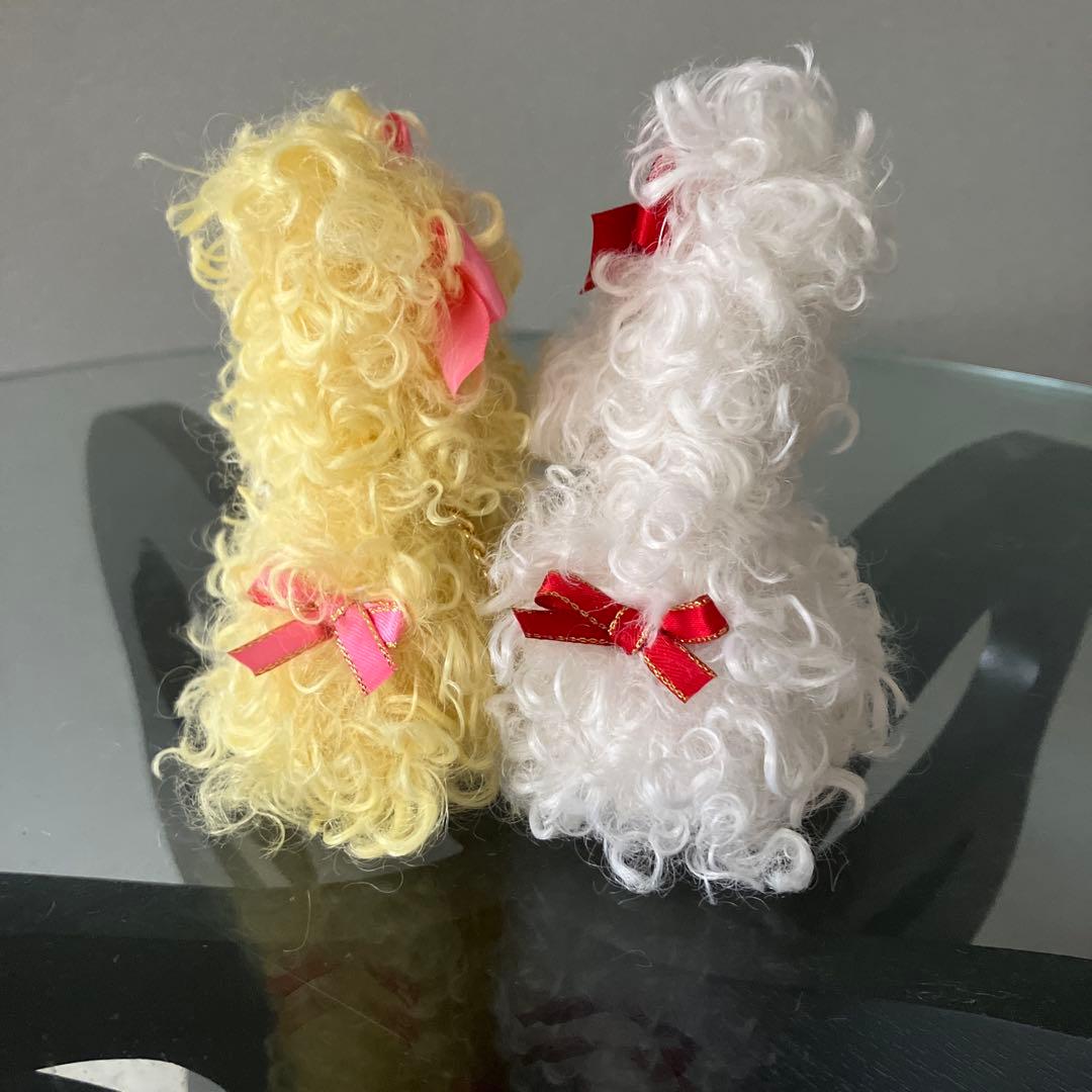 あやぽんぬ ちょんまげくるくる犬　ぬいぐるみ　白