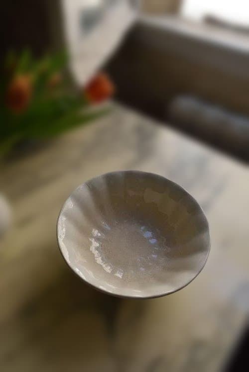 1897年リュネビル窯　輪花鉢　23㎝（小）印有　 フランスアンティーク