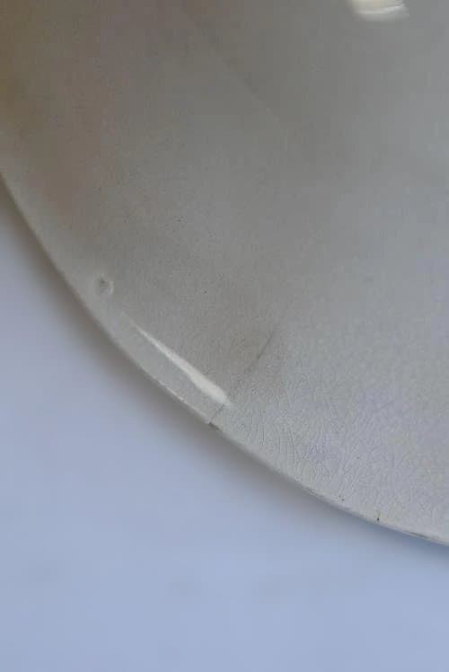 1897年リュネビル窯　輪花鉢　23㎝（小）印有　 フランスアンティーク