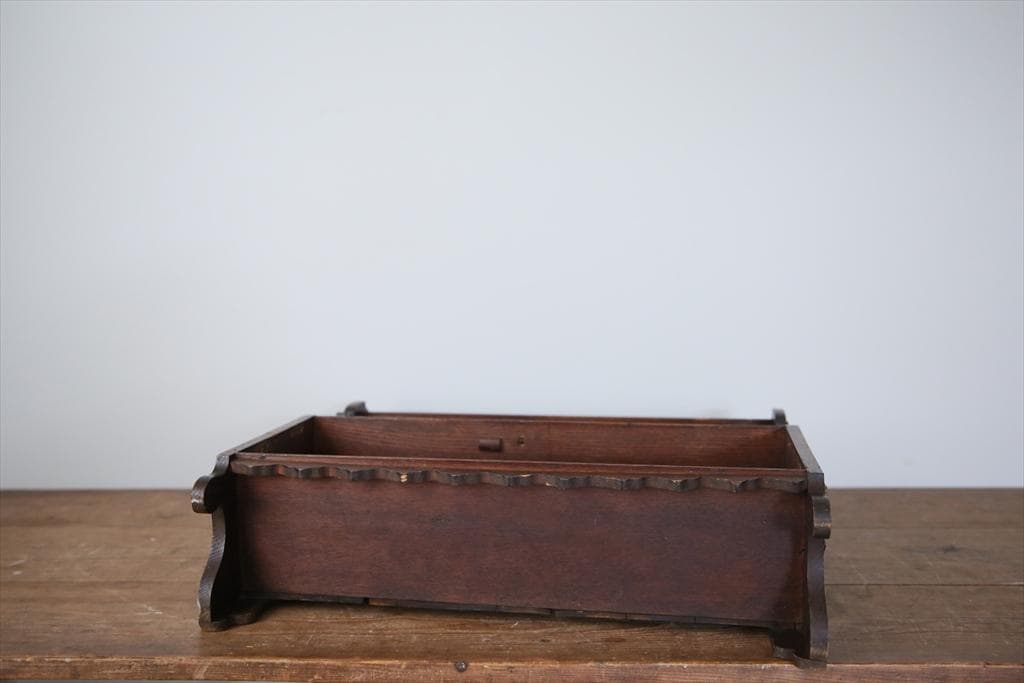 英国アンティーク木製ウォールシェルフ/飾り棚/キャビネット/ラック(89-212