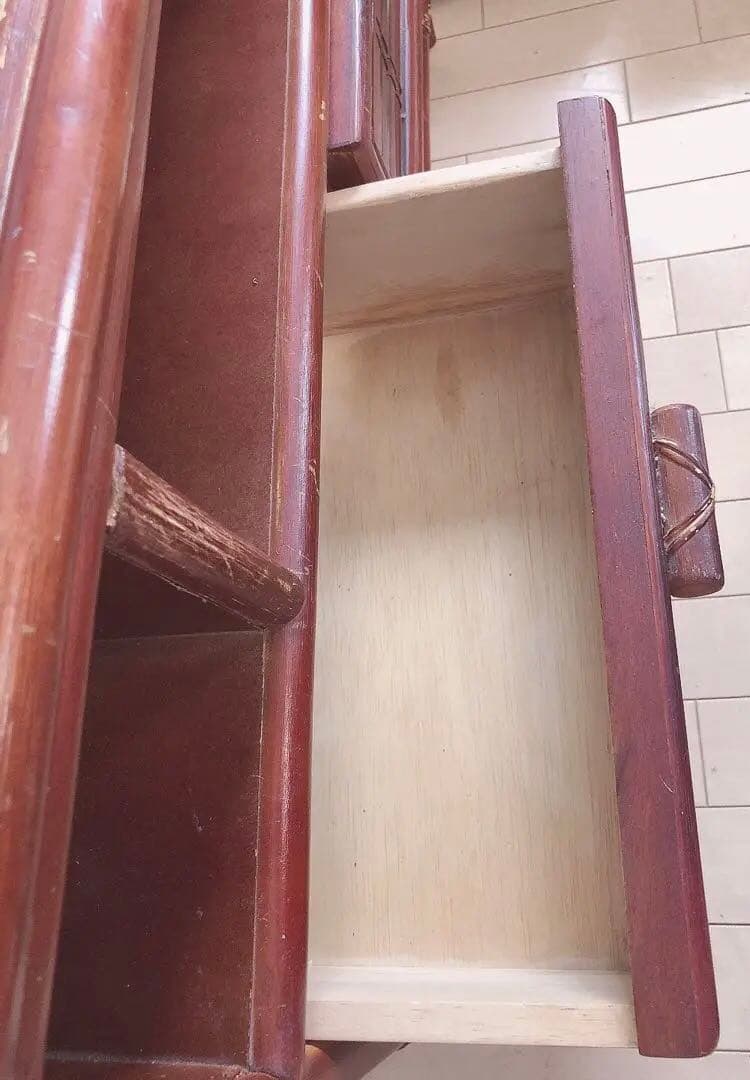 バリ島 テレビ台 テレビボード バンブー アジアン家具 ブラウン エスニック