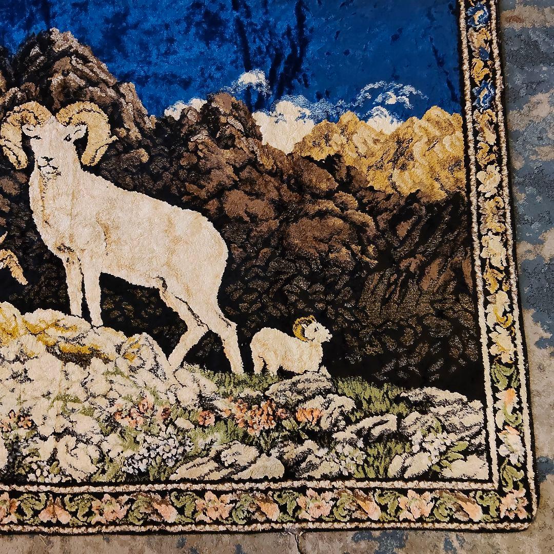 ヴィンテージラグ タペストリー マルチカバー カーペット ベルベット