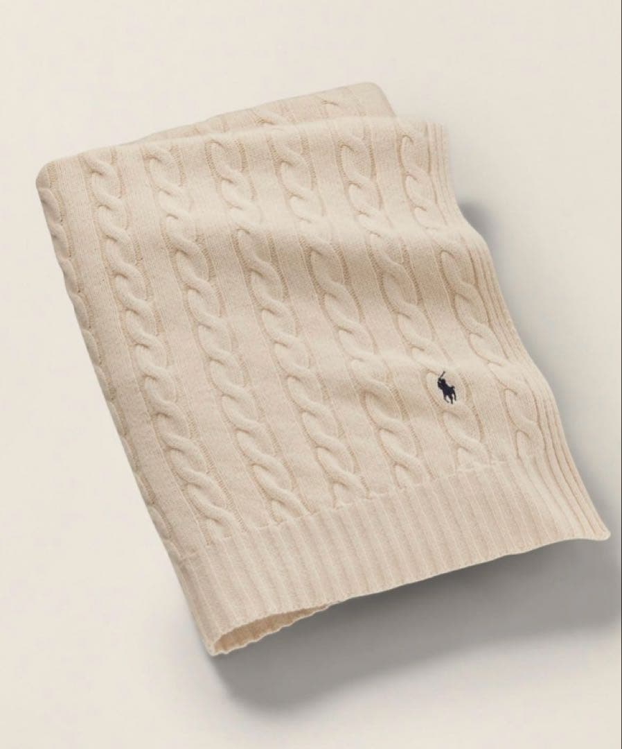 美品 :ポロ ラルフローレンハーフプランケット