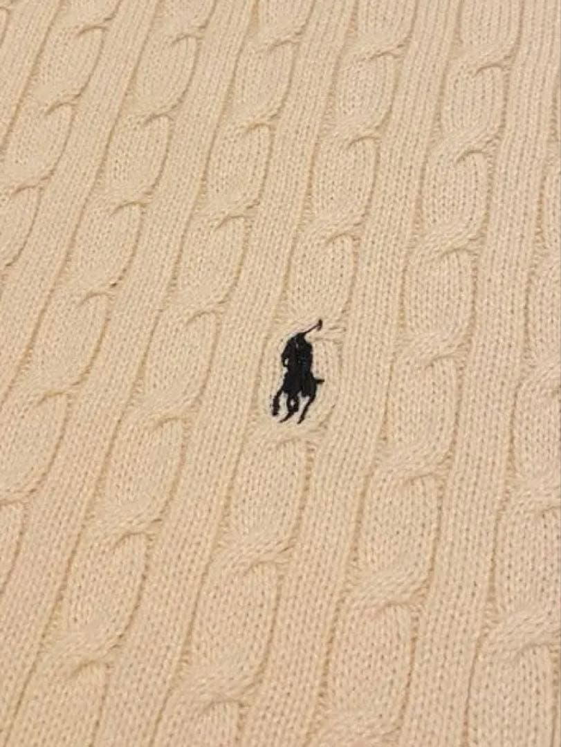 美品 :ポロ ラルフローレンハーフプランケット