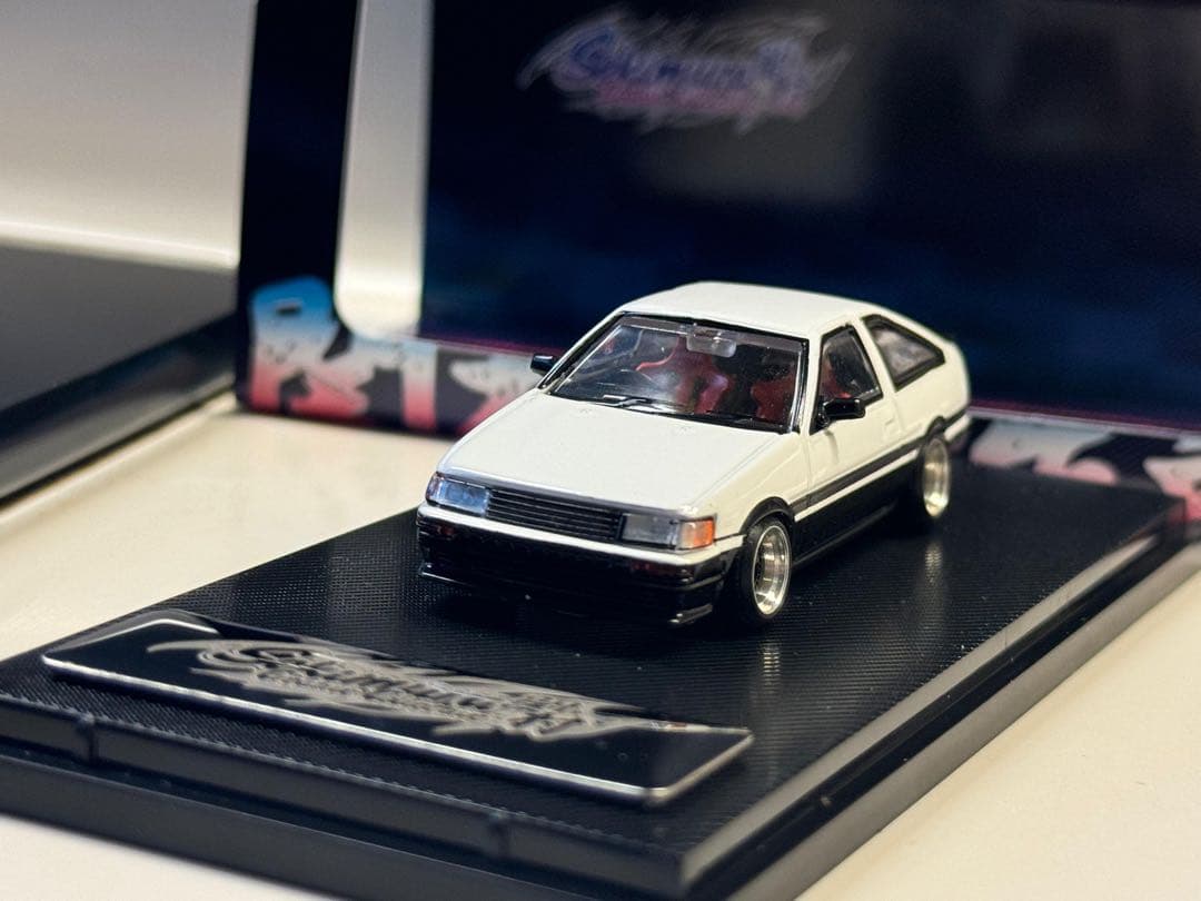 1/64 改トヨタAE86 Levin Work CR01 TRD 風 関村 - メルカリ