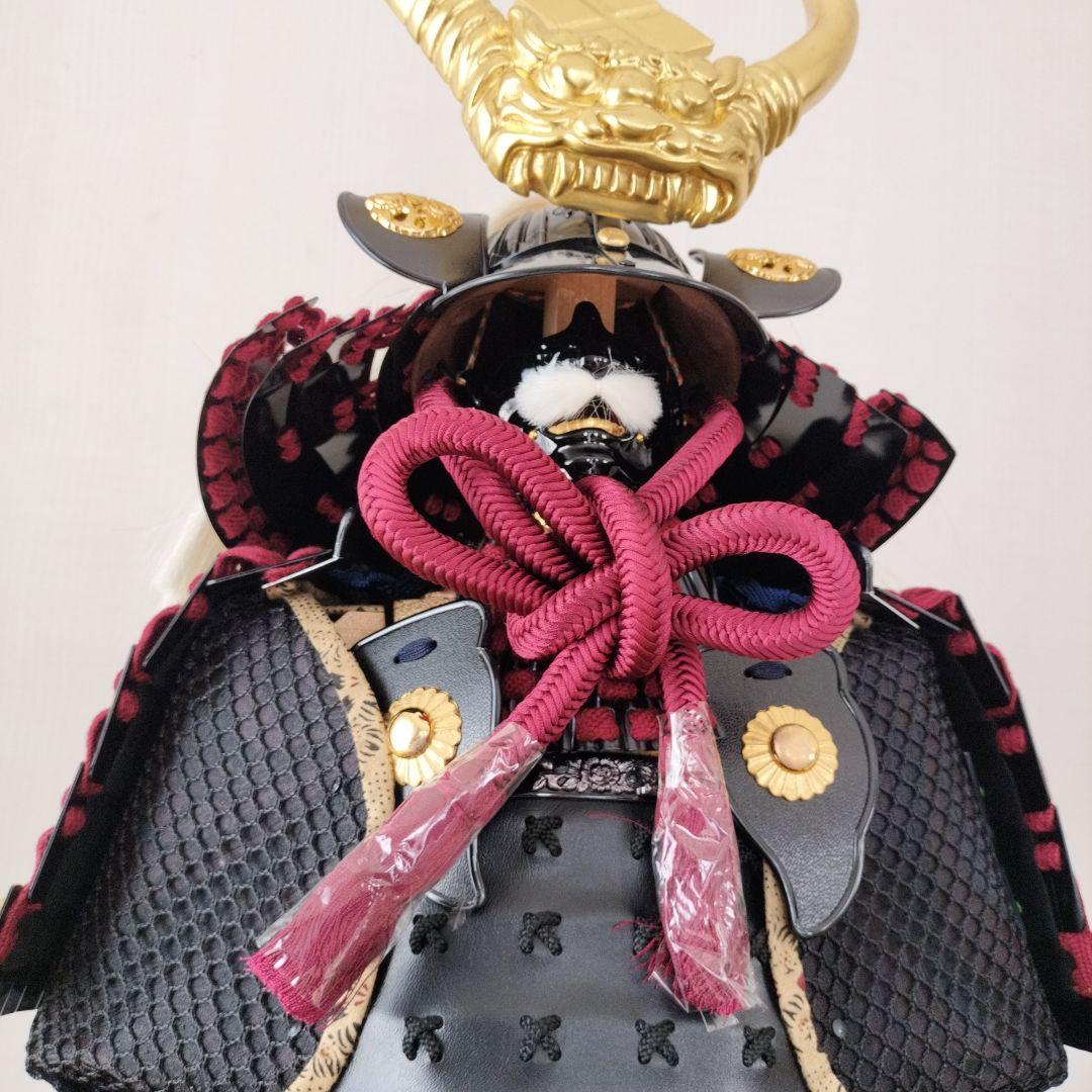 美品　平安　豊久作　伊予札胴丸鎧　武田信玄　鎧兜　飾り　大型　台座　収納箱