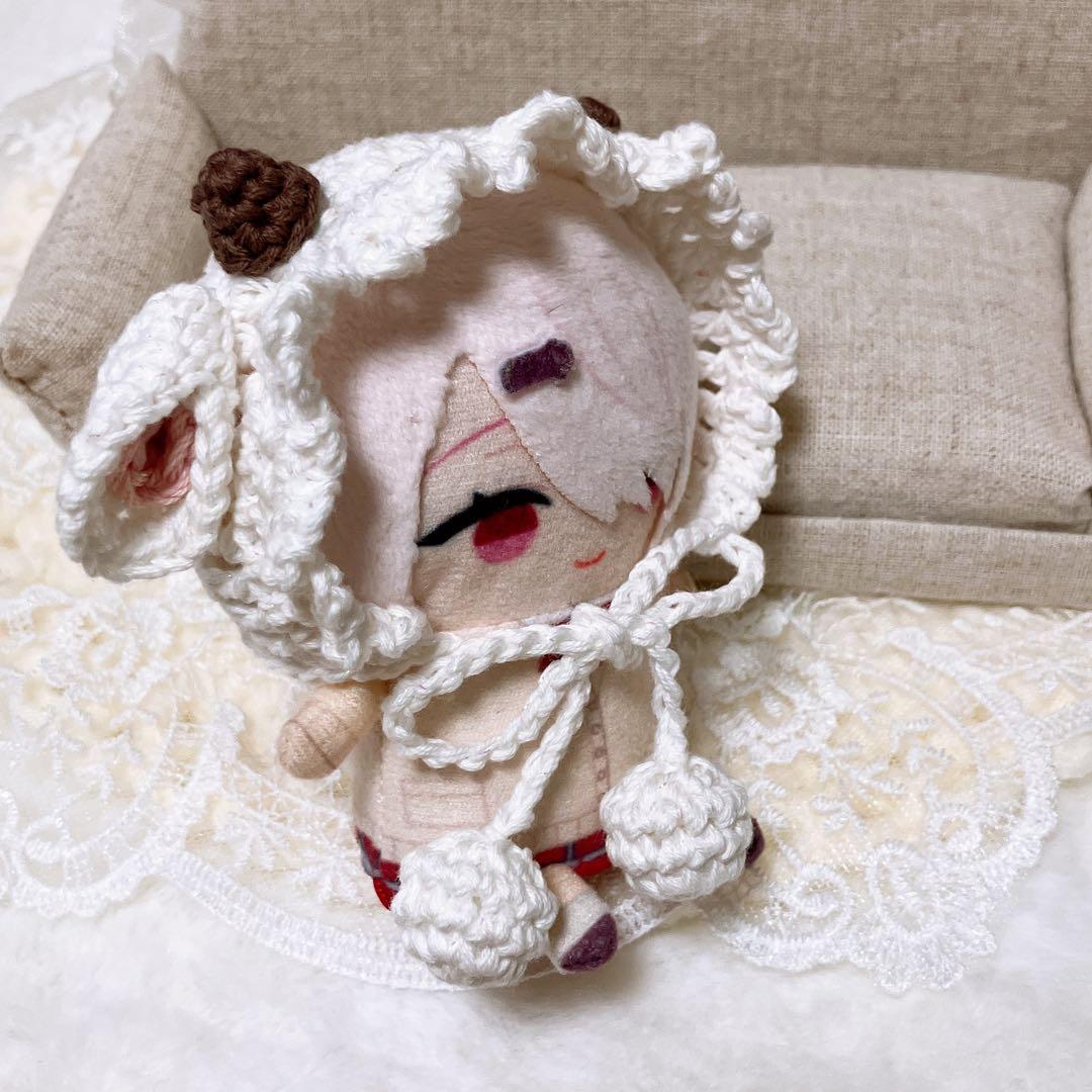 10㎝ ちびぐるみ にじぱぺ ぬい服 ひつじボンネット 61 - メルカリ