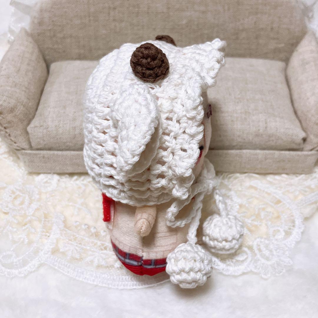 10㎝ ちびぐるみ にじぱぺ ぬい服 ひつじボンネット 61 - メルカリ