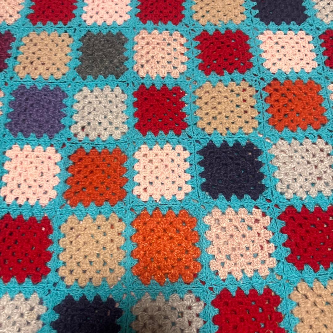 圧縮発送ハンドメイド かぎ針編みマルチカバーハンドメイド