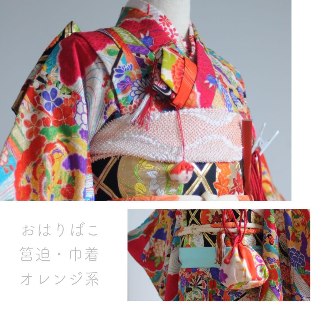 七五三 アンティーク 7歳 女の子 フルセット アンティーク着物 正絹 ピンク